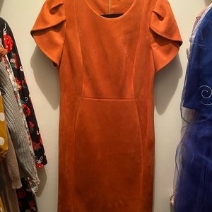 Orange Calvin Klein Dress